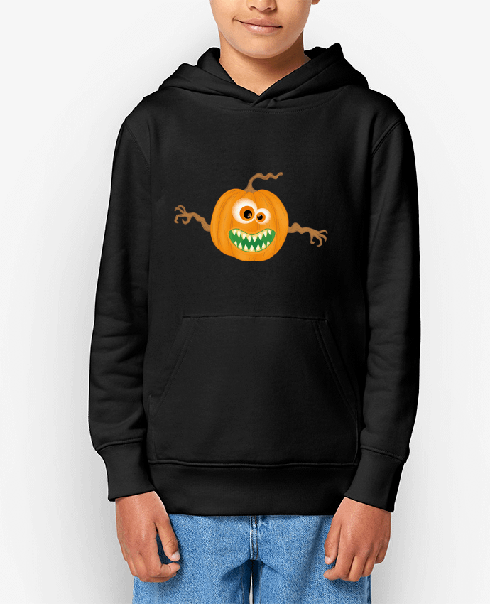 Sweat enfant Monstre citrouille halloween Par Lumagayo