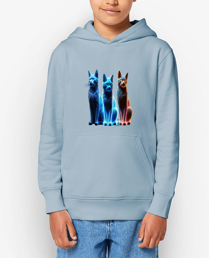 Sweat enfant Chats Néons Par InkBK