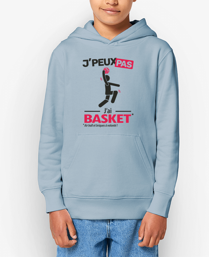 Sweat enfant Je peux pas j'ai basket ! Par LilouZen