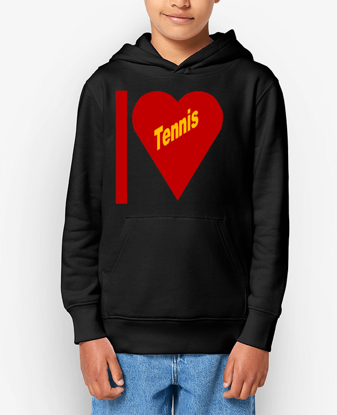 Sweat enfant I LOVE  TENNIS Par FIRST  STAR