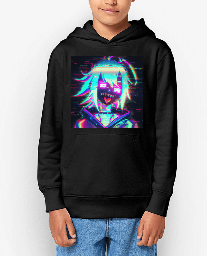 Sweat enfant Creepy Glitch Girl Par MagicDesign