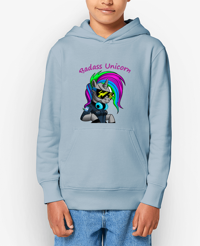 Sweat enfant Licorne Cyberpunk Badass Par Le monde des licornes