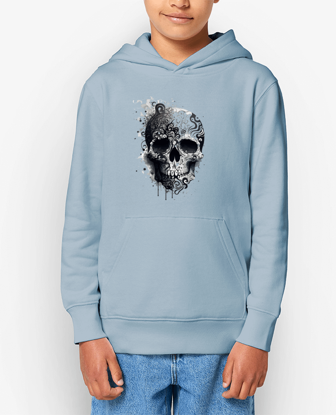 Sweat enfant Skull Art Par Kraazy