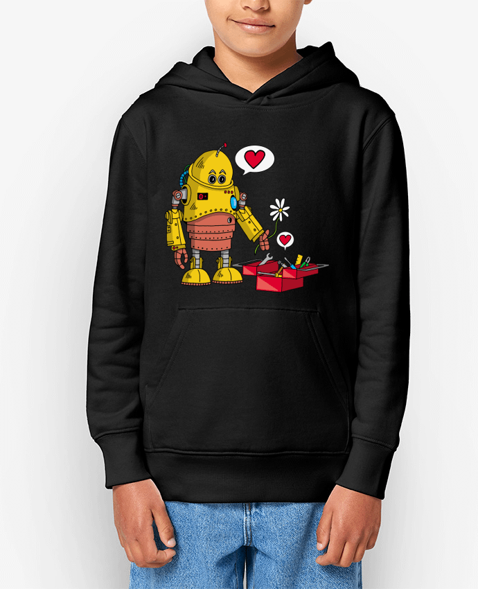 Sweat enfant Le robot amoureux Par LAGUENY