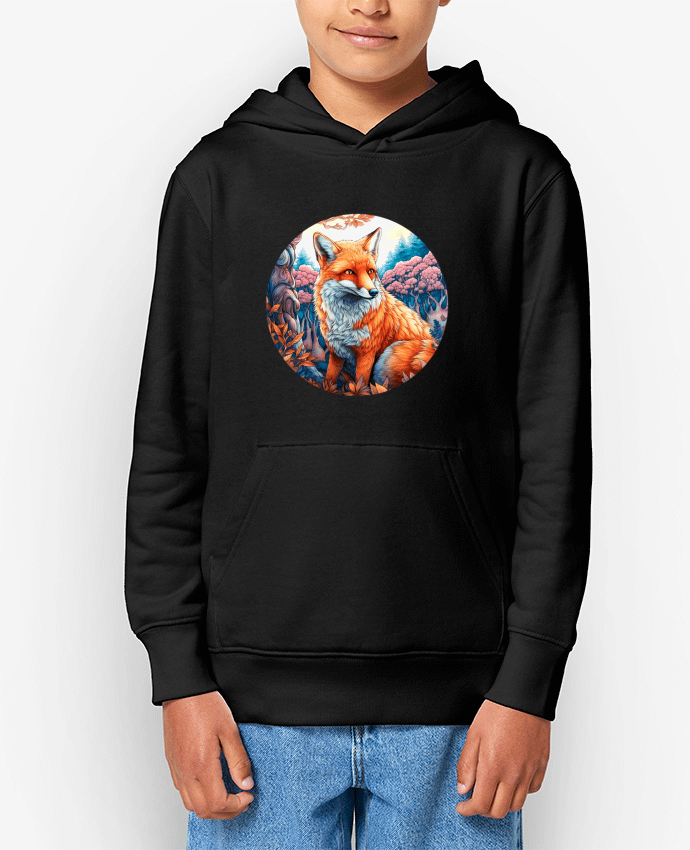 Sweat enfant loup coloré Par EliseDesign