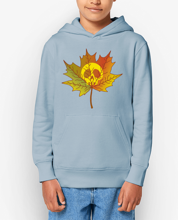 Sweat enfant Crâne et feuille morte Par LAGUENY
