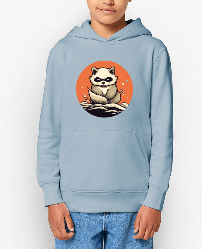 Sweat enfant tanuki Par WabiSabi