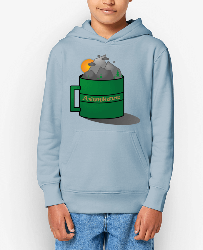 Sweat enfant Le Mug Montagne Par Lours/2pattes
