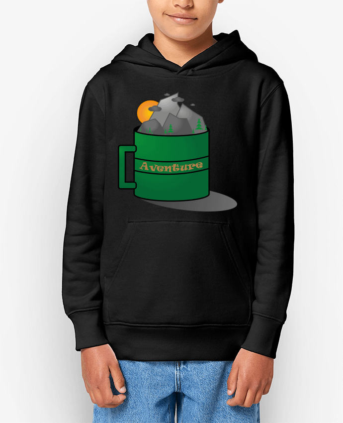 Sweat enfant Le Mug Montagne Par Lours/2pattes