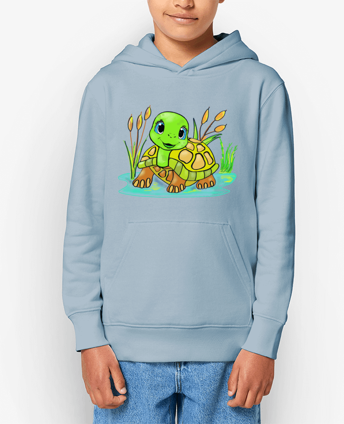 Sweat enfant La Tortue souriante. Par Bief Designs.