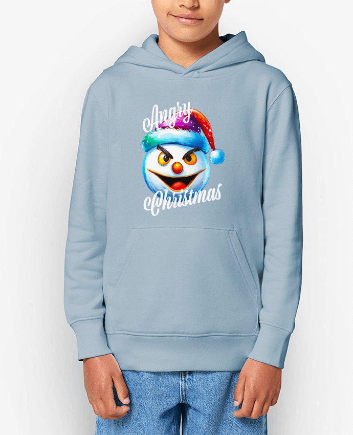Sweat enfant Emoji Neige en colère. Angry Christmas Par Featheart