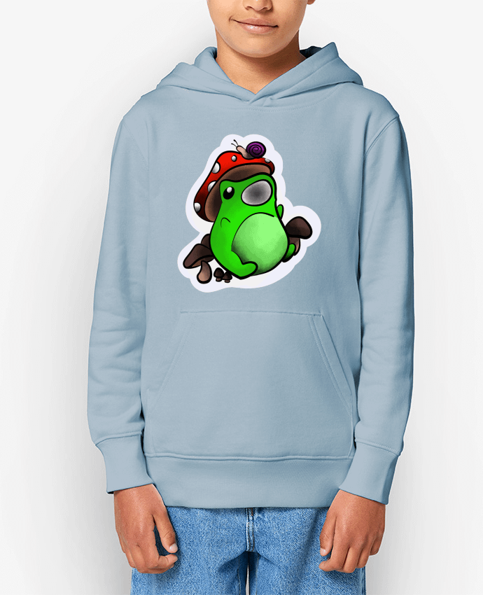 Sweat enfant Grenouille champignon Par L’atelier Immobile 