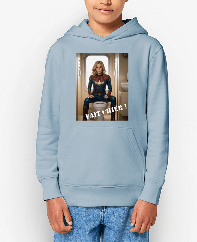Sweat enfant Capitaine Marvel Par TiA