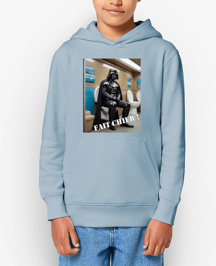 Sweatshirt à capuche écoresponsable enfant Dark Vador Par TiA
