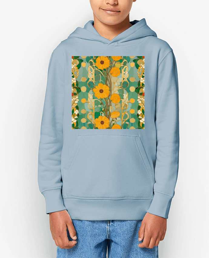 Sweat enfant flowers art nouveau Par Livelyart77