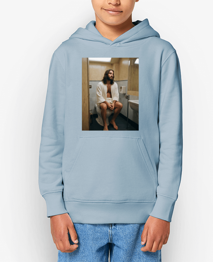 Sweat enfant Jesus sur les toilettes Par TiA