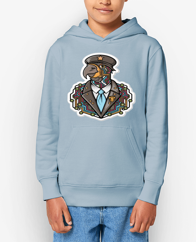 Sweat enfant Perroquet futuriste Par VSGA