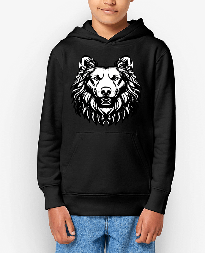 Sweat enfant King's Crown Canines Black and white Par VSGA