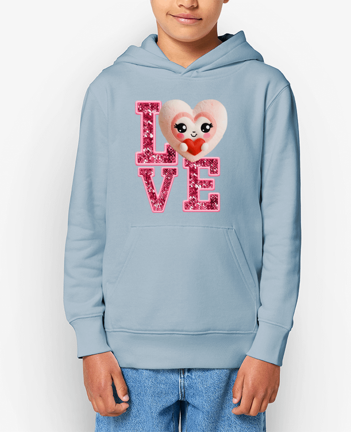 Sweat enfant Love Cute Chibi Heart 04 Par Vamamoi