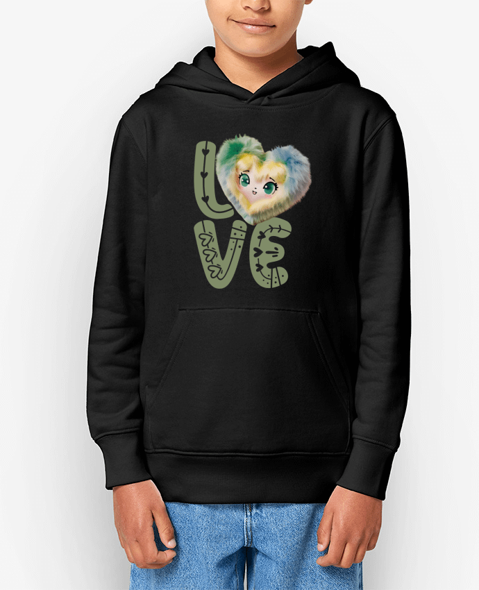 Sweat enfant Love Cute Chibi Heart 03 Par Vamamoi