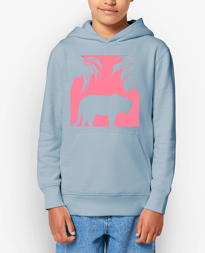 Sweat enfant Jungle rose Par Les Caprices de Filles