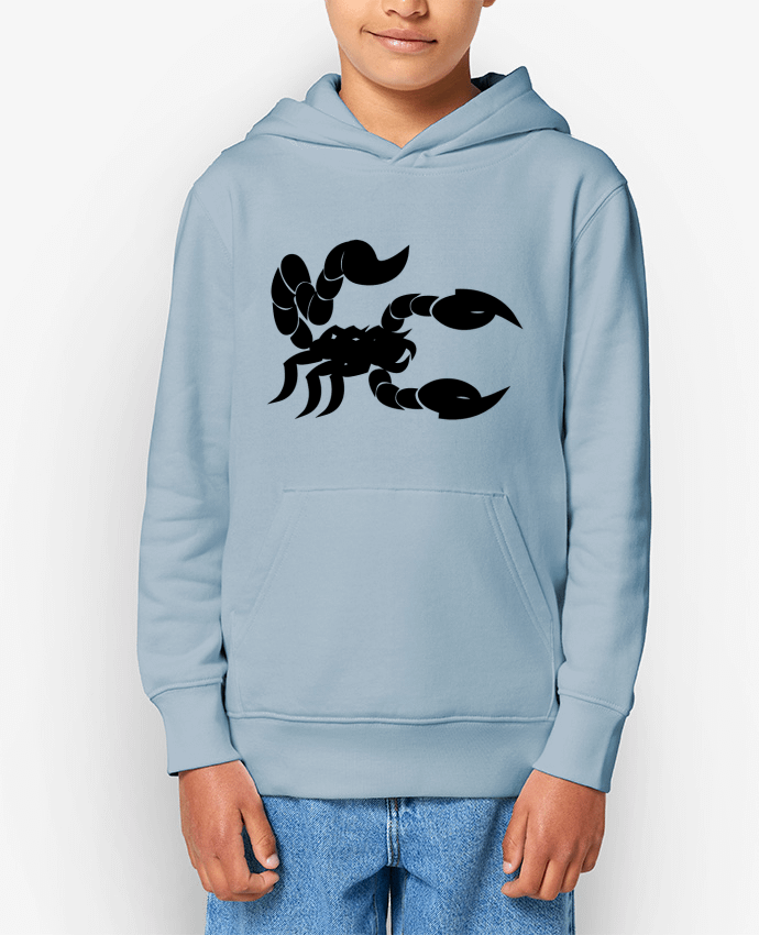 Sweat enfant Scorpion Noir Par Nacey