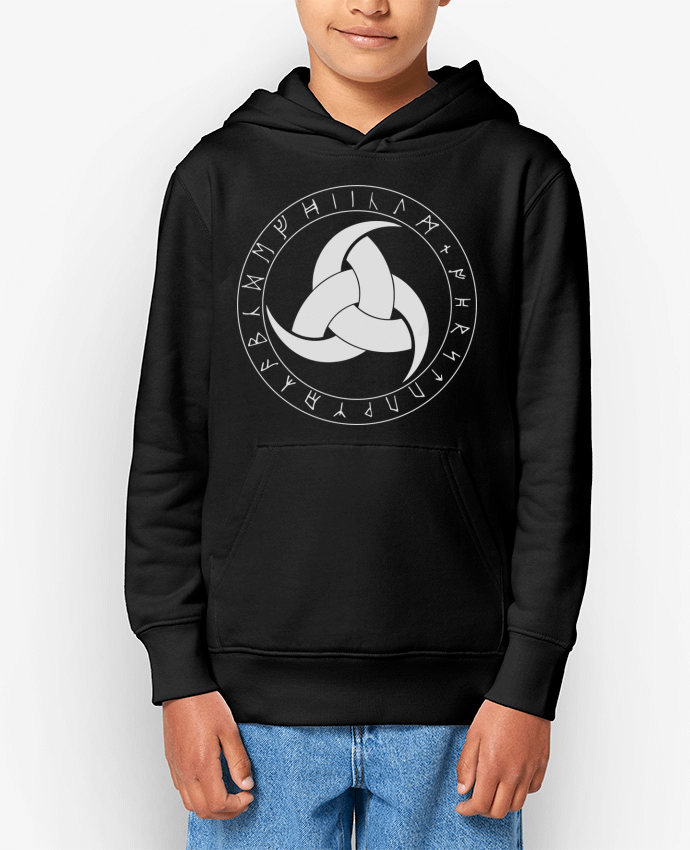 Sweat enfant Corne d'odin symbole viking Par KronoArt