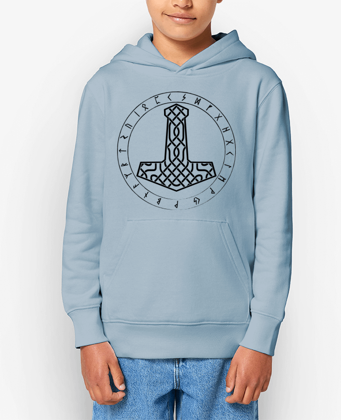 Sweat enfant Mjöllnir symbole viking Par KronoArt