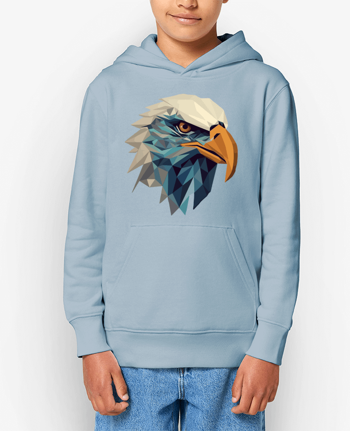 Sweat enfant Aigle stylisé, géométrique Par KronoArt