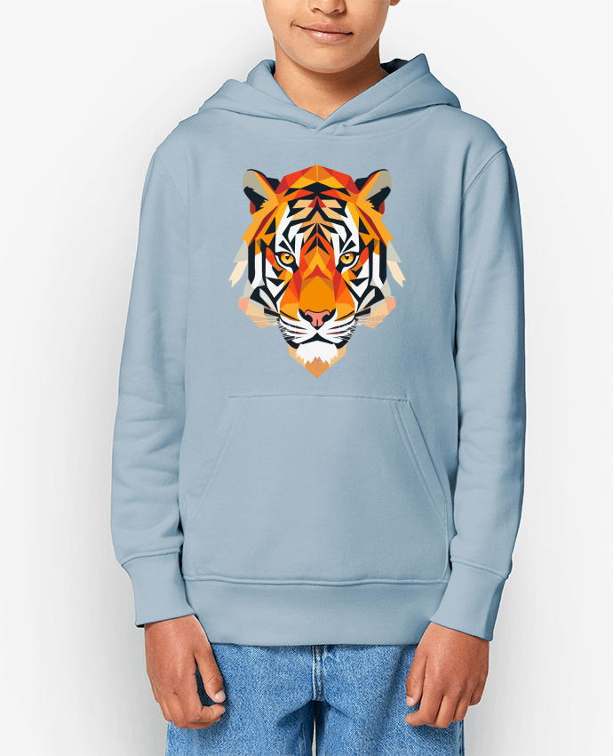 Sweat enfant Tigre stylisé, Géométrique Par KronoArt