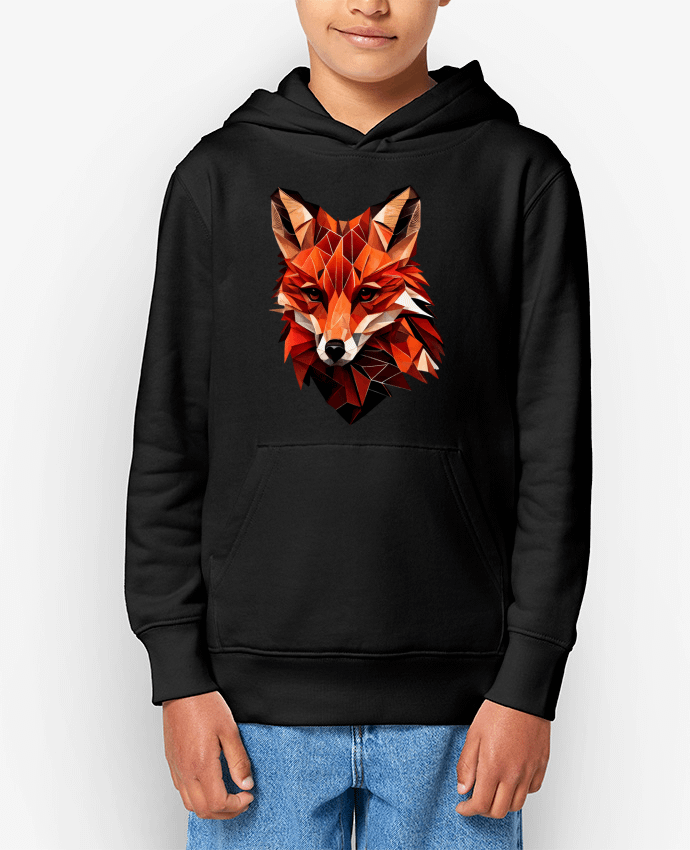 Sweat enfant Renard stylisé, Géométrique Par KronoArt