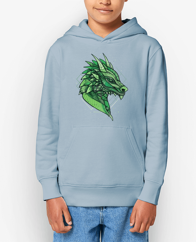 Sweat enfant Dragon stylisé, géométrique Par KronoArt