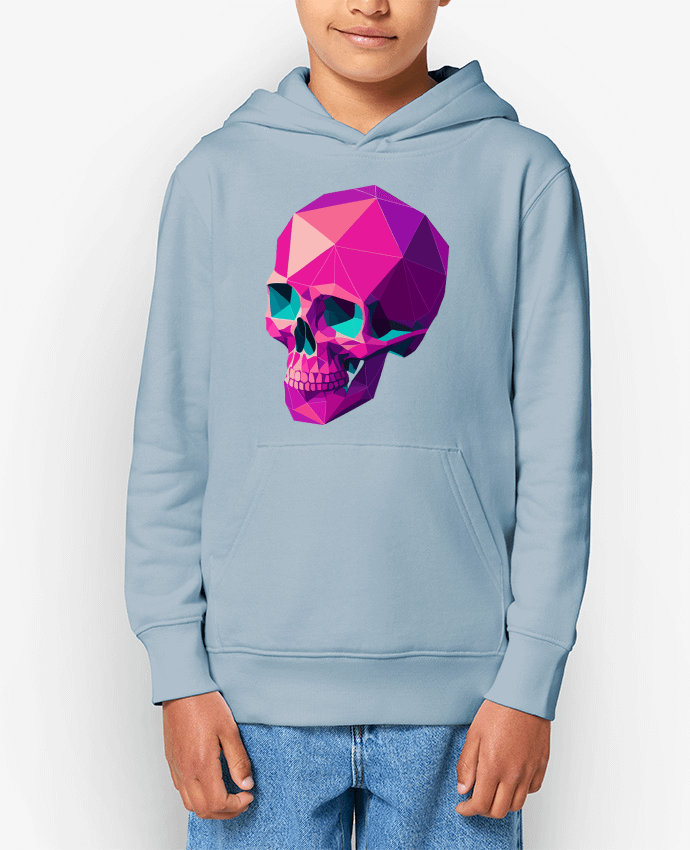 Sweat enfant Crâne Géométrique Par KronoArt