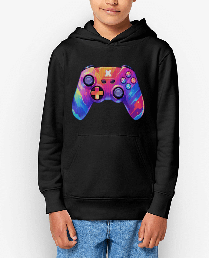 Sweat enfant Manette de jeux vidéo pixel art Par KronoArt