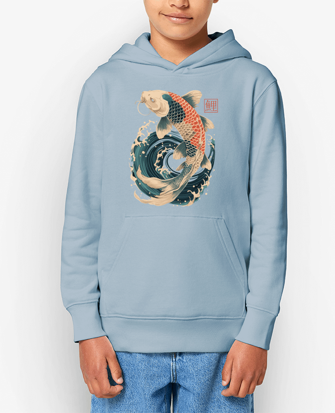 Sweat enfant Carpe Koi Par KronoArt