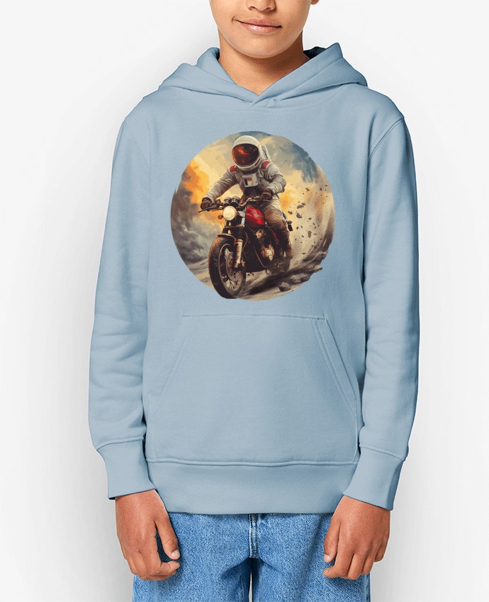 Sweat enfant Un astronaute sur une moto Par KronoArt