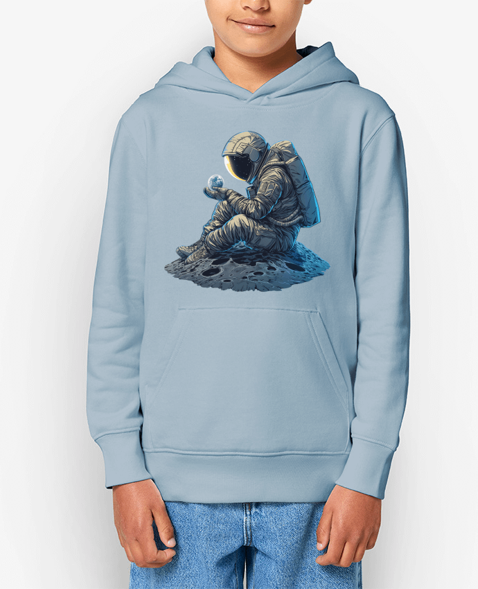 Sweat enfant Un astronaute observe la Terre Par KronoArt