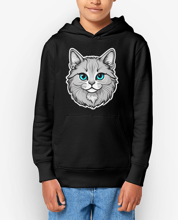 Sweat enfant Tete de chat Par SG LXXXIII