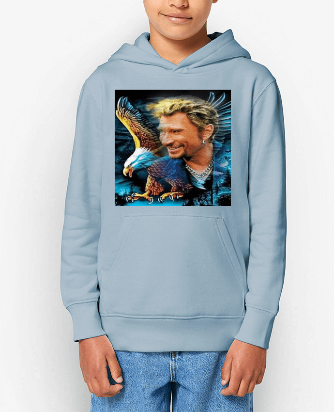 Sweat enfant Dessin de Johnny Hallyday Par White Tiger 60