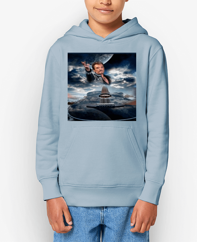 Sweat enfant Johnny Hallyday avec Guitare Par White Tiger 60