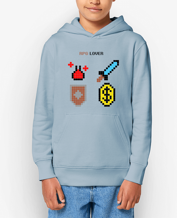 Sweat enfant Rigged Poker - Pixel Art - RPG Lover Par Rigged Poker Shop