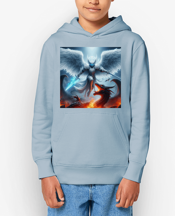Sweat enfant Ange armure contre dragon Par Fantasymaniac