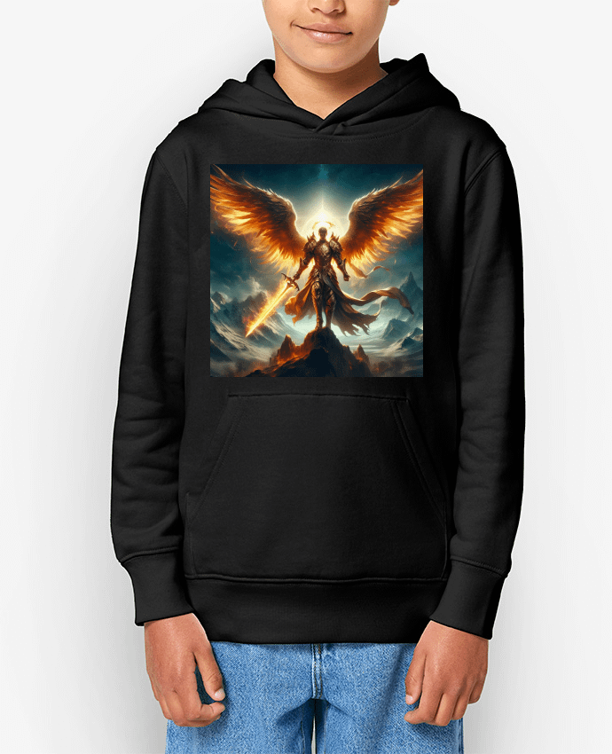 Sweat enfant Ange lumineux en armure Par Fantasymaniac