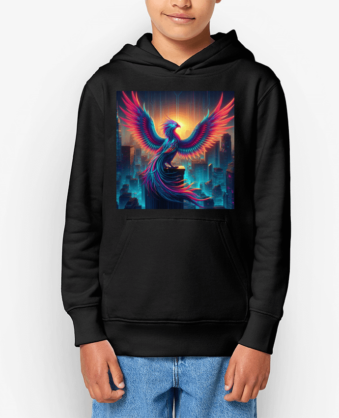 Sweat enfant Cyber phénix Par Fantasymaniac