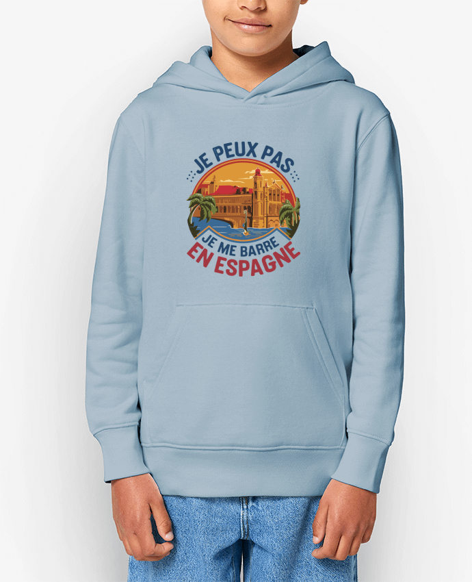 Sweat enfant je peux pas je me barre en Espagne Par bwilfy