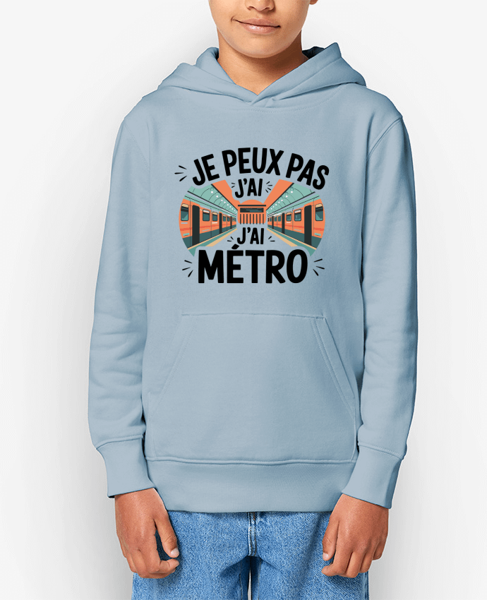 Sweat enfant je peux pas j'ai metro Par bwilfy