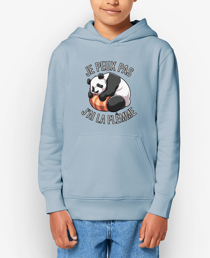 Sweat enfant je peux pas j'ai la flemme Par bwilfy