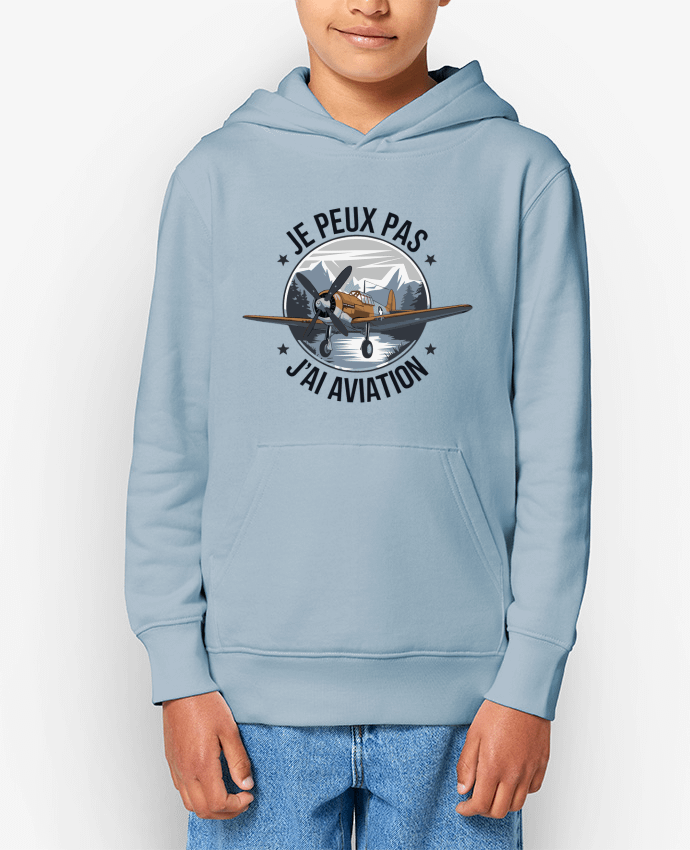 Sweat enfant je peux pas j'ai aviation Par bwilfy