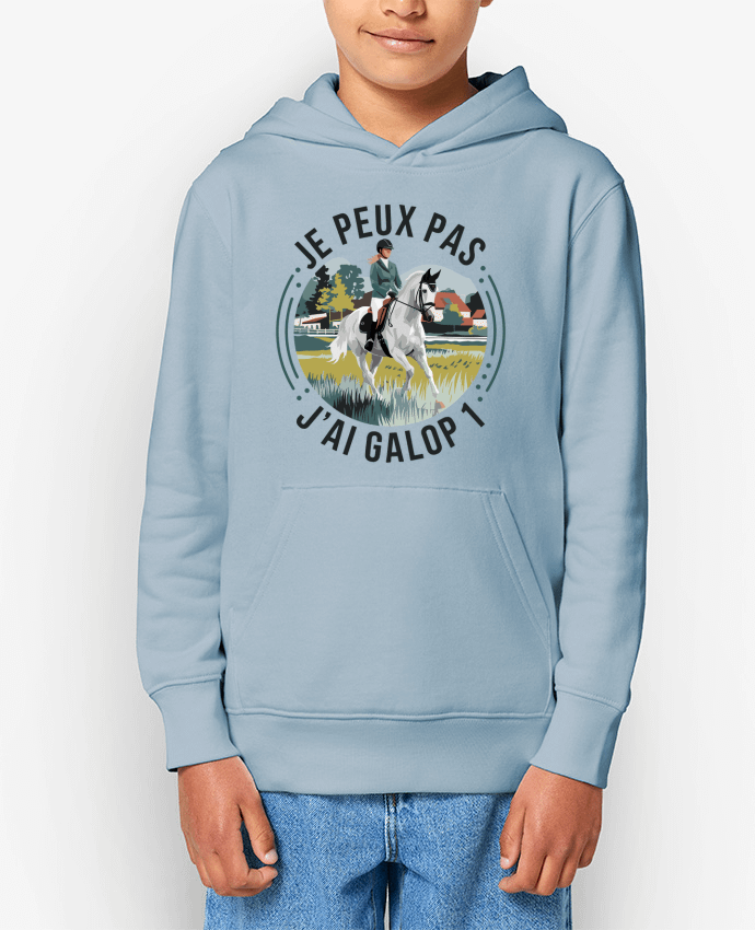 Sweat enfant je peux pas j'ai galop1 Par bwilfy