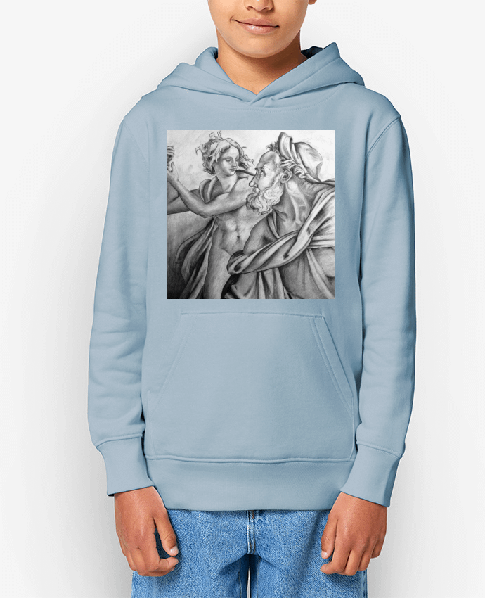 Sweat enfant Fusain reproduction Michel Ange Par Simple Art